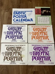 Lot Of 6 Adult Great Erotic Posters/Calendars 1980s - Picture 1 of 6