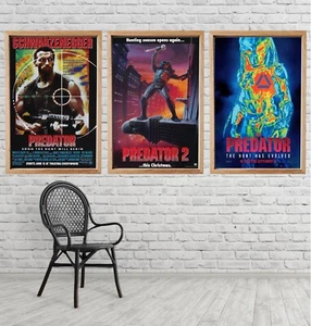 Predator 1 and  2 1987 arnold schwarzenegger Filmplakat movie poster - Bild 1 von 7