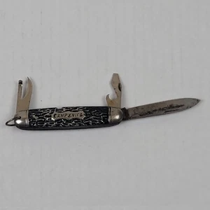 Vintage Camp Knife Pocket Knife 1 Single 2.5" Blade Can Bottle Opener Germany - Picture 1 of 17