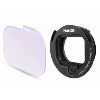 Haida Rear Lens Clear Night Filter for Nikon Z 14-24mm F2.8 S with Adapter Ring - Image 1 of 4
