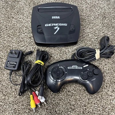 SEGA Genesis Model 3 MK-1461 Video Game Console - Tested - Image 1 of 4