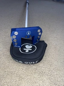 L.A.B. Golf LAB Golf Mezz.1 MAX Putter 36" 68* Custom Blue White Accra Graphite - Picture 1 of 11