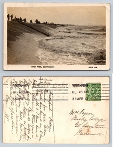 High Tide, Southport, Merseyside - Postal RP, publicada en 1913 - Imagen 1 de 1