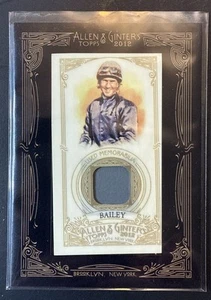 2012 Topps Allen Ginter Jerry Bailey Relic - Picture 1 of 2