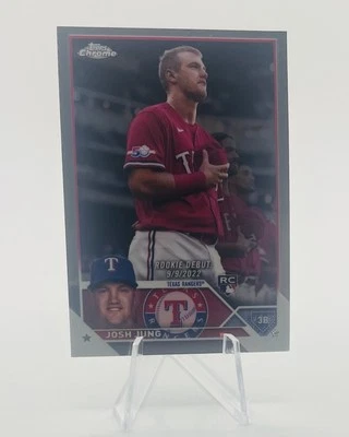 2023 Topps Chrome Update Josh Jung USC51 Rookie Debut - Image 1 of 2
