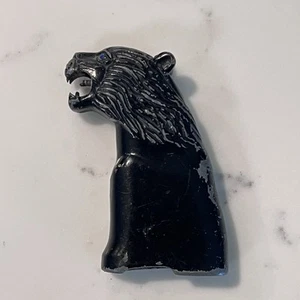 Vintage MASAI style Jaguar Panther Cougar Black Tone LIGHTER - Picture 1 of 6