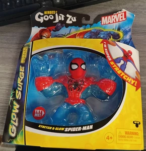 STRETCH & GLOW SPIDER-MAN Heroes Of Goo Jit Zu Marvel Glow Surge Mega 2024 - Picture 1 of 2