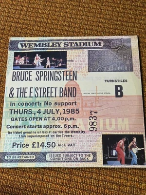 LP  Bruce Springsteen 4 LP set- Live Wembley 1985- No 7 inch M- - Bild 1 von 3