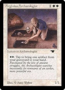 Magic MTG Antiquities Argivian Archaeologist LIGHTLY PLAYED LP - Image 1 of 1