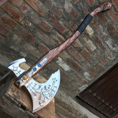 Hacha God of War, hacha medieval God of War Kratos, hacha vikinga, hacha celta, regalo Foto 1 de 4