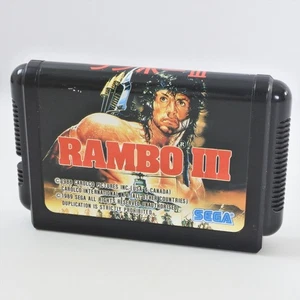 Mega Drive RAMBO III 3 Cartridge Only Sega 2384 mdc - Picture 1 of 4