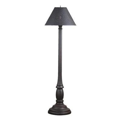 Brinton House Floor Lamp Americana Black with shade - Image 1 of 3