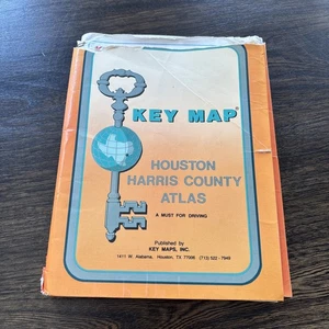 Houston Harris County Key Map Atlas, 37ª edición 1995 - Imagen 1 de 9