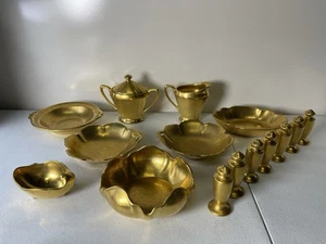 Pickard  Gold Encrusted Rose & Daisy Lot of China with several RARE pieces 15 p - Picture 1 of 10