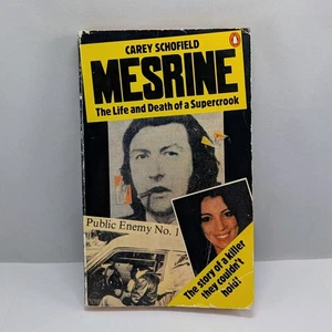 MESRINE - THE LIFE AND DEATH OF A SUPERCROOK By Carey Schofield 1989 VTG 1st Ed - Foto 1 di 7