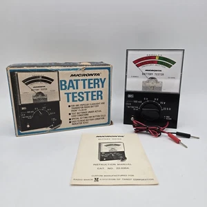 Vintage Micronta Battery Tester 22-030A  Original Box & Manual SUPER CLEAN Unit - Picture 1 of 9