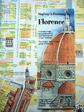 NEW '05 MAP of FLORENCE, ITALY~MapEZ Guide +Details of Central Florence, Tuscany