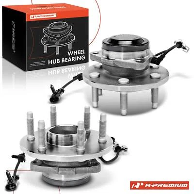Conjunto de cojinete de cubo de rueda delantero A-Premium 2x para Chevy Express 1500 GMC Savana 1500 Foto 1 de 4