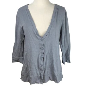 NO BOUNDARIES Damen Strickjacke grau Baumwollmischung 3/4 Arm Gr: XXL (19) - Bild 1 von 5