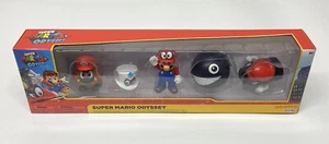 Super Mario Odyssey Figuren 5er Pack Neu Und Sealed Jakks 2,5" Mario - Bild 1 von 4