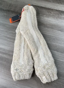 Urban Knit Monster Cream Boot Socks NWT Womens Warm Soft 9-11 - Picture 1 of 7