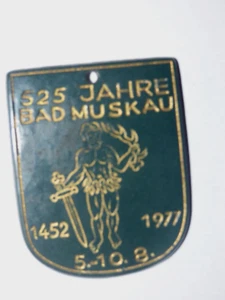 1 Stk. original Stadtfest Marke 525 Jahre Bad Muskau 1977 - Bild 1 von 2