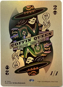 Magic The Gathering Coffin Queen RAINBOW FOIL Guarida Secreta Caras de Poker 1704 Casi Nuevo - Imagen 1 de 6