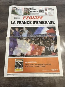L'Equipe Journal 8/10/2007 La France S’embrase - Imagen 1 de 1