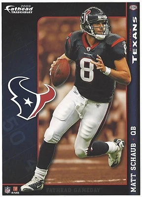 PEGATINA MATT SCHAUB FATHEAD INTERCAMBIABLES VIRGINIA CAVALIERS HOUSTON TEXANS 2009 38 Foto 1 de 4