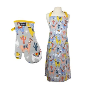 Dexam 'No Probllama' Schürze & Ofenhandschuh Set - Bild 1 von 1