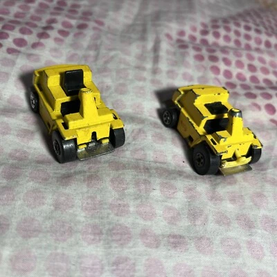 2 Vintage 1979 Mattel Hot Wheels Die-Cast Workhorses Caterpillar CAT Fork Lift - Image 1 of 4