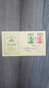 CACHET FIRST DAY COVER - NEW ZEALAND ANZAC DAY - 1936 25-032 - Picture 1 of 1
