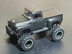 JADA Toys Just Trucks 4x4, 1956 Ford F100, Black, 1/64 - Picture 1 of 2