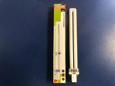 Lámpara fluorescente compacta OSRAM DULUX S 11W 827 Warm White Deluxe G23 Lumilux
