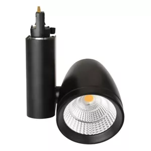 CLE LED Strahler 3 Phasen Schiene Schwarz LEER inkl. Adapter - Bild 1 von 4