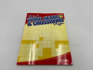 Word Search And Crossword Puzzles 2 In 1 by Bendon - Picture 1 of 4