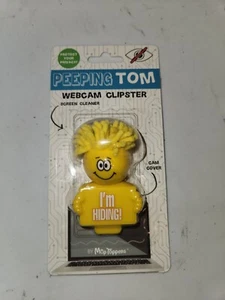 Mop Toppers Peeping Tom Cámara Web Clipster Cubierta Mocrofibra Limpiador Amarillo - Imagen 1 de 2