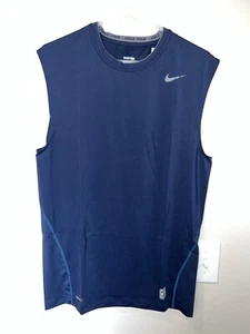 Nike Pro Tank Top Tight Fit Herren XXL Navy Blau Ärmellos - Bild 1 von 8