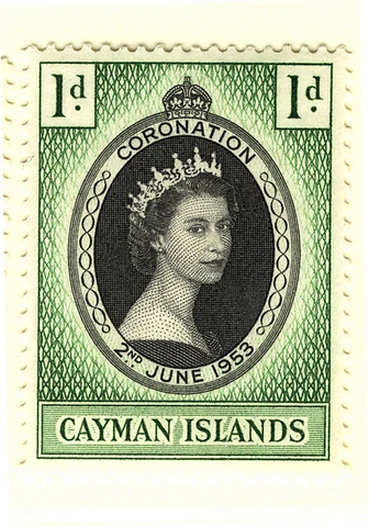 CAYMAN ISLANDS 1953 CORONATION  MNH Cover