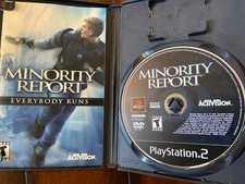 Minority Report -- Everybody Run ( Sony PlayStation 2 ) PS2 Ps 2