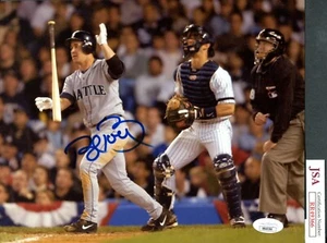 JSA Bret Boone Autographed Signed 8x10 Photo Seattle Mariners "Bat Flip" TRB 716 - Picture 1 of 1