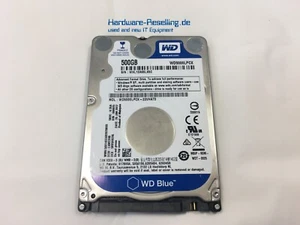 Western Digital Bleu 2,5 " 500GB HDD 6G 5.4K 16MB WD5000LPCX-22VHAT0 800025 Wdc - Photo 1/1