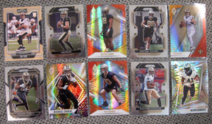 2021 NEW ORLEANS SAINTS 10-CARD LOT Book RC/Werner/Turner/Hill/Thomas/Kamara RC