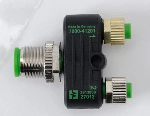 Neu Murr Elektronik 7000-41201-0000000 T-Koppler M12 Stecker M8 Buchse gerade. G1 - Bild 1 von 3