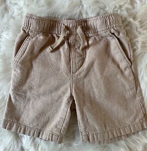 Baby GAP Tan Linen Toddler Shorts, 4T