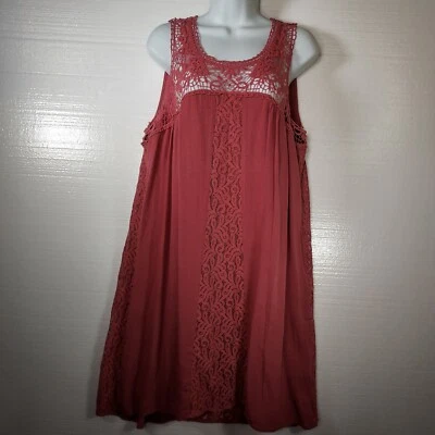 Vestido Maurices Para Mujer Talla Grande Malva Calado Encaje Crochet Texturizado Forrado  Foto 1 de 4