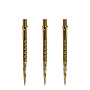 Caliburn Evo Replacement Dart Points. Spiro No Lip. 30mm Gold - Picture 1 of 1