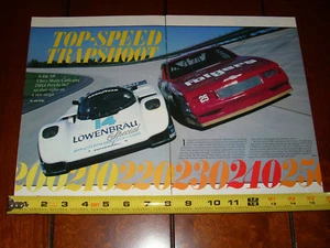 CHEVROLET MONTE CARLO SS NASCAR vs PORSCHE IMSA 962 ARTICOLO ORIGINALE 1987 - Foto 1 di 3