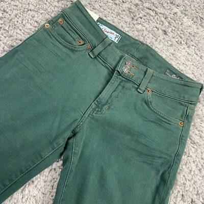 Pantalones de mezclilla para mujer Red Engine Cinder talla 27x33 lavado bosque ajustados pierna recta Foto 1 de 4