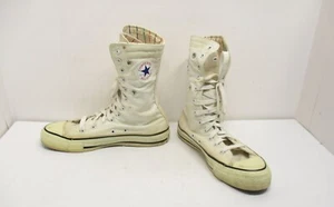 Converse Chuck Taylor All Star Extra High Top Mens Sneakers Made in USA Sz 7 1/2 - Foto 1 di 11